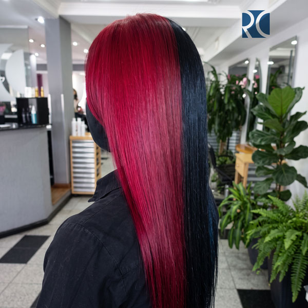 Cabello largo con reflejos y ondas suaves